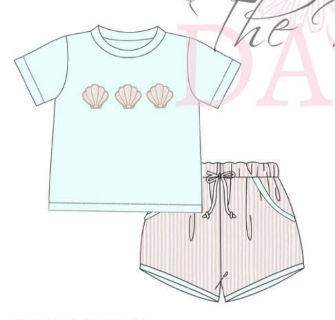 Shells - Boy Short Set