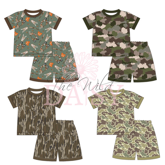 Camo PJs - Top Left