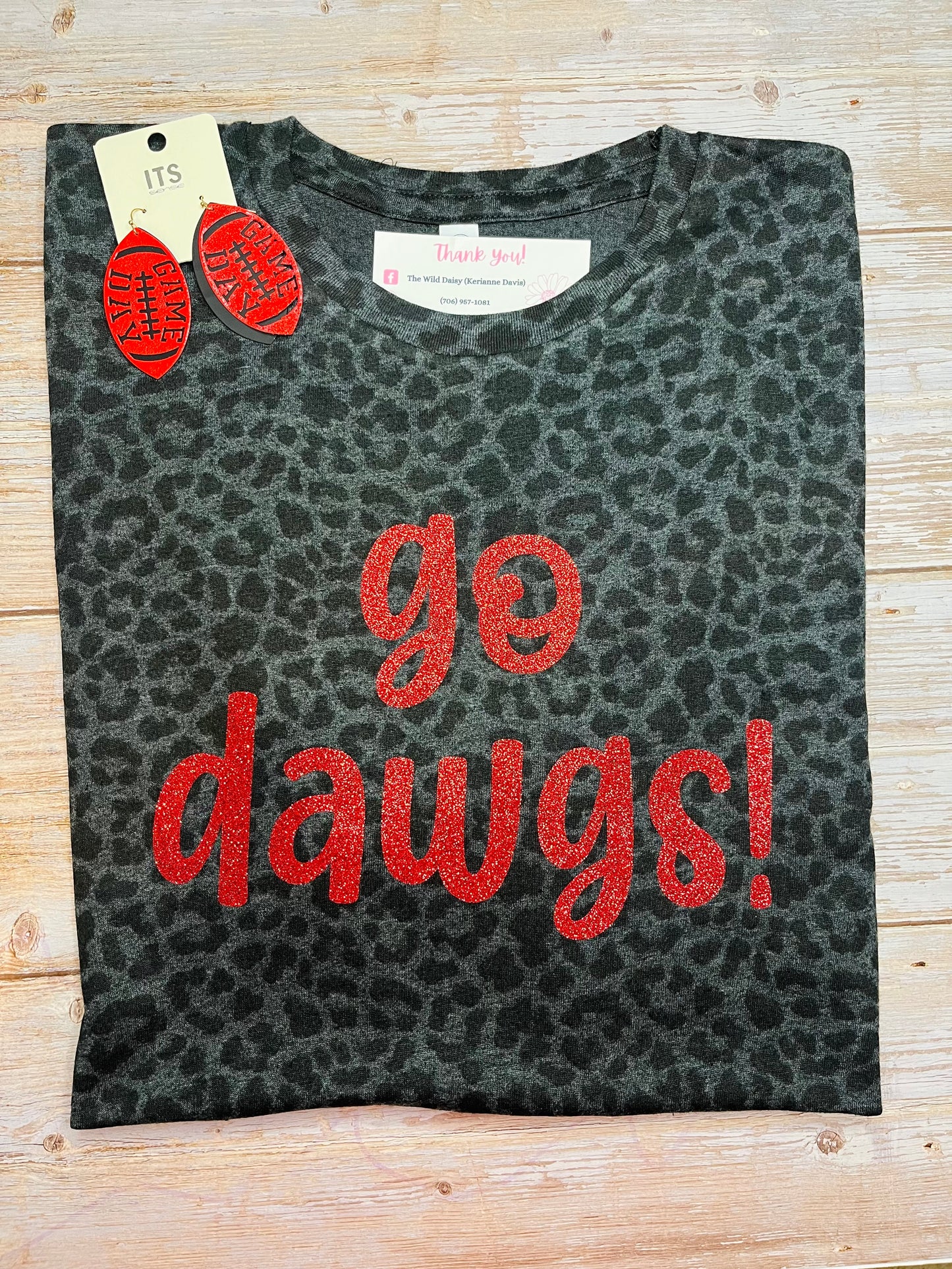 Go Dawgs! Cheetah Shirt