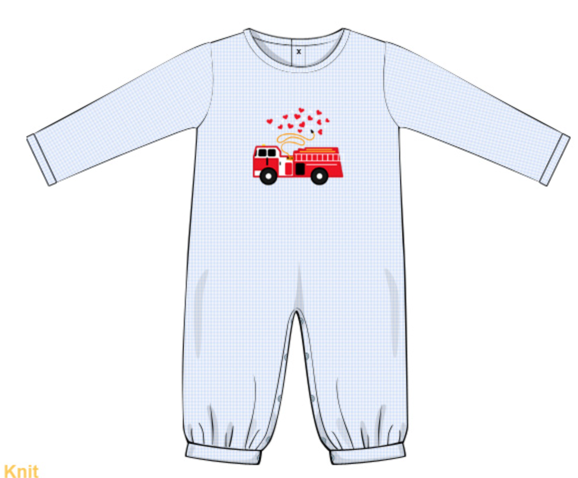 Firetruck Romper