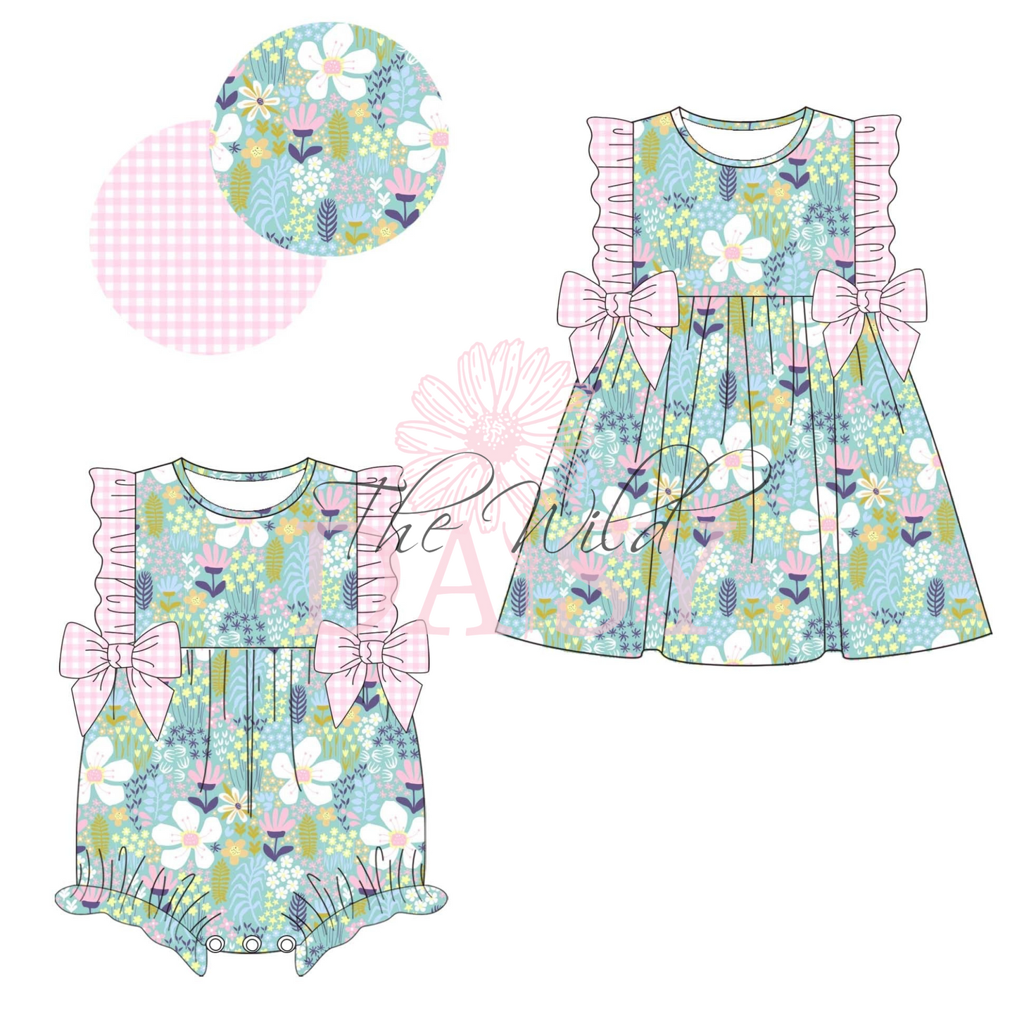 Bows & Florals - Dress